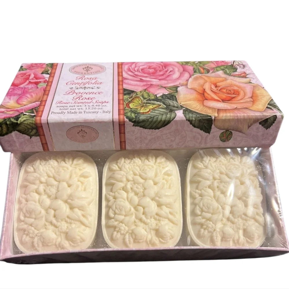 Saponificio Artigianale Fiorentino Provence Rose Gift Soap Set